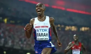 Huyền thoại điền kinh Mo Farah chạy nước rút bắt trộm