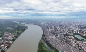 Sông Hồng sẽ là trục cảnh quan trung tâm của Thủ đô Sông Hồng sẽ là trục cảnh quan trung tâm của Thủ đô